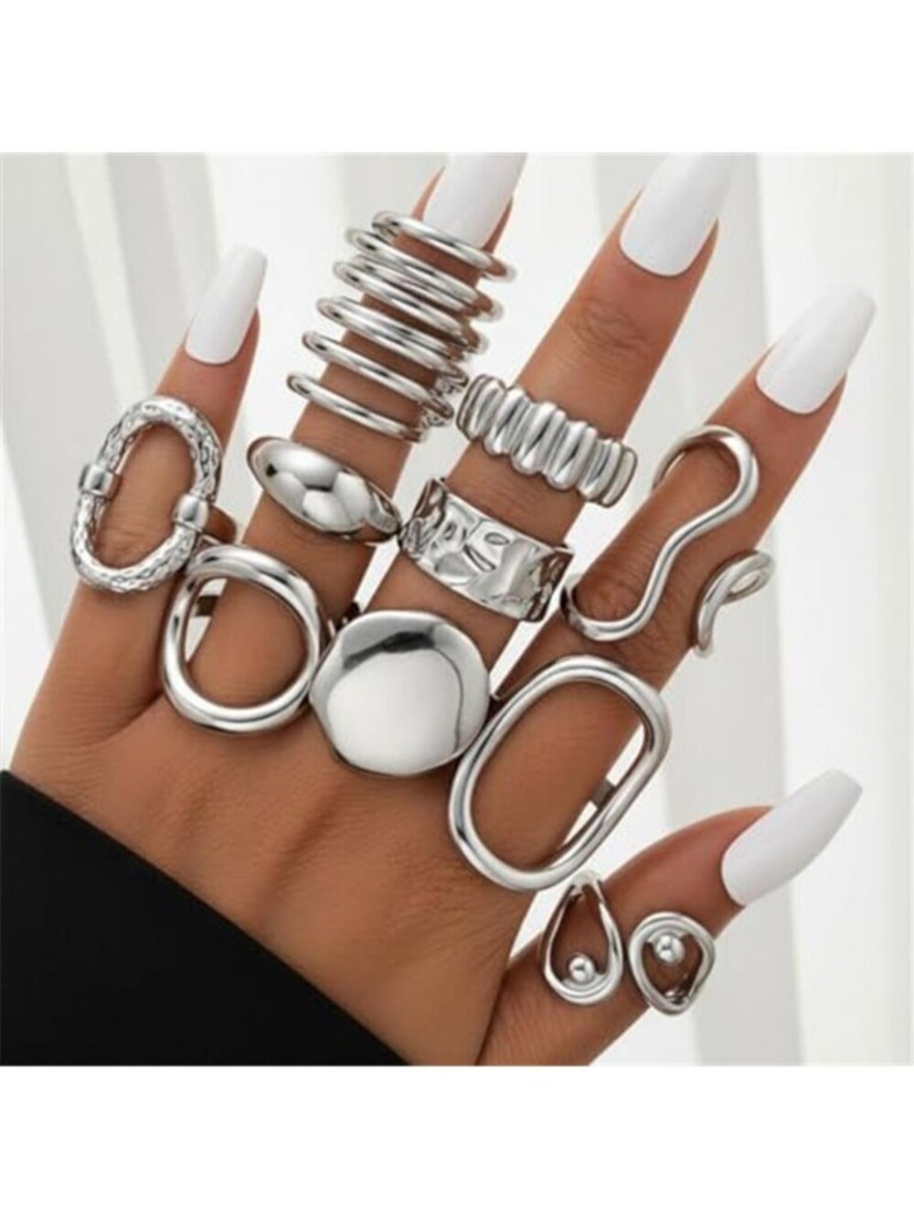 Silver Stacking Ring Set
